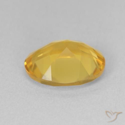 Citrino Dourado médio Natural 3.02ct, oval, VVS-VS