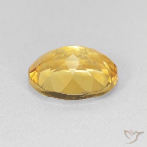 Citrino ouro profundo Natural 3.30ct, oval, VVS
