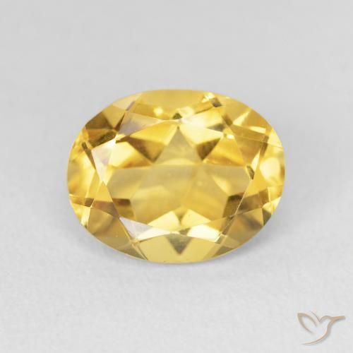 3.28ct Natural ouro profundo Citrino, oval, VVS