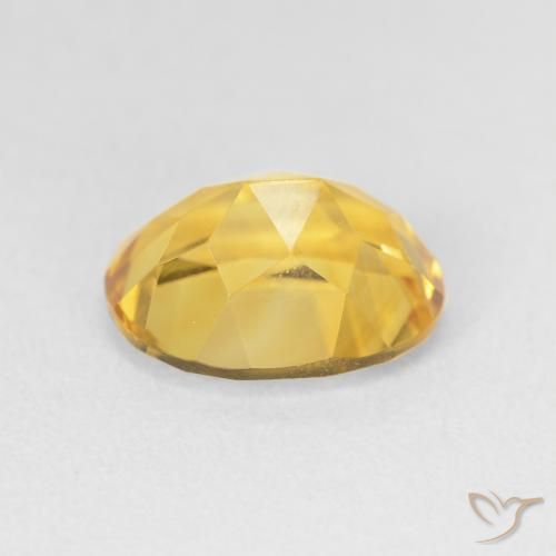 Citrino ouro profundo Natural 3.28ct, oval, VVS