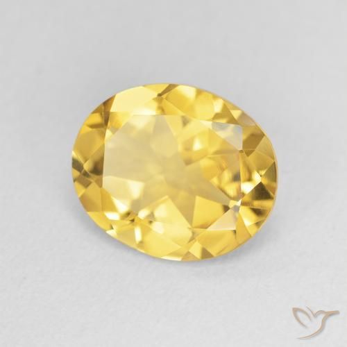 Citrino Dourado Natural 2.63ct, oval, VVS