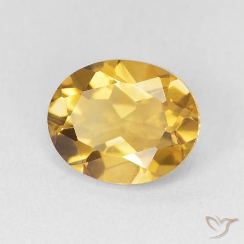 Citrino Dourado Natural 3.36ct, oval, VVS