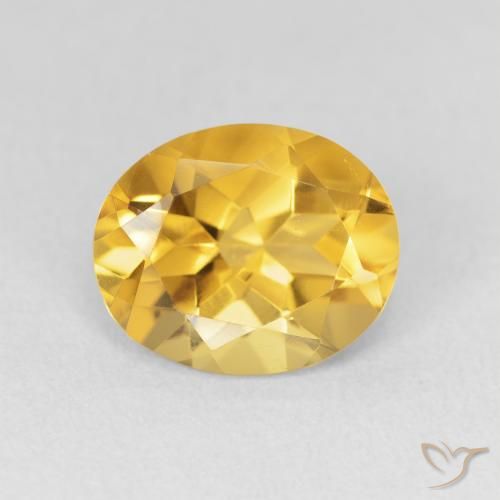 3.18ct Natural ouro brilhante Citrino, oval, VVS