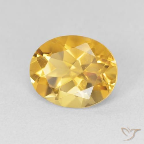 Citrino ouro brilhante Natural 3.18ct, oval, VVS