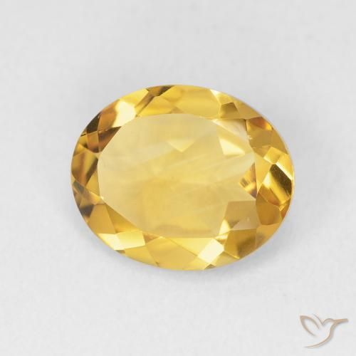 Citrino Dourado Natural 2.78ct, oval, VVS