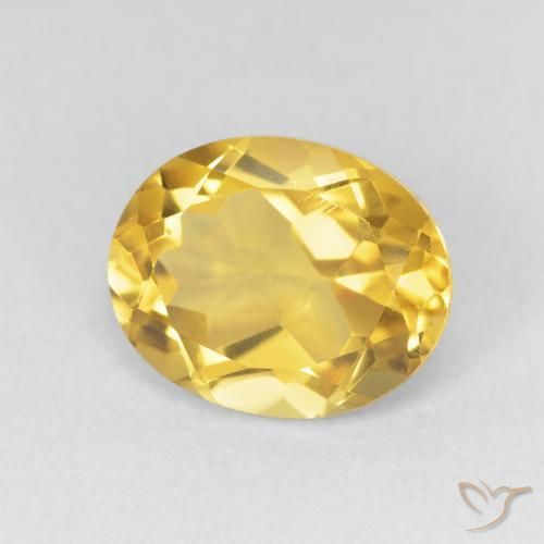 Citrino Dourado Natural 3.52ct, oval, VVS
