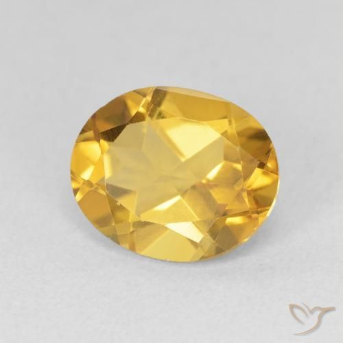 Citrino Dourado Natural 3.14ct, oval, VVS