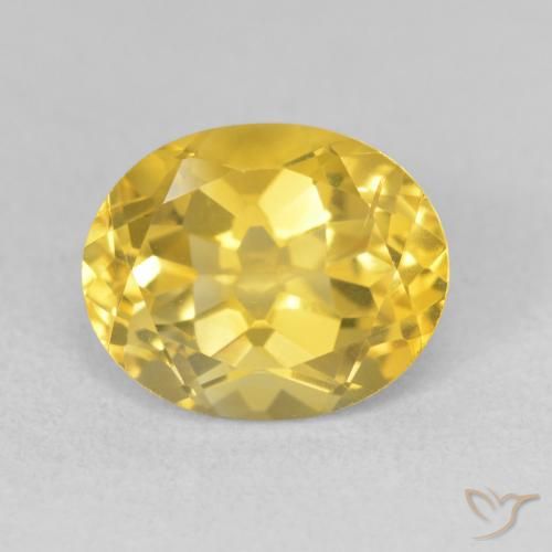 3.59ct Natural ouro médio Citrino, oval, VVS-VS