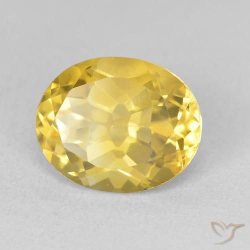 Citrino ouro médio Natural 3.59ct, oval, VVS-VS