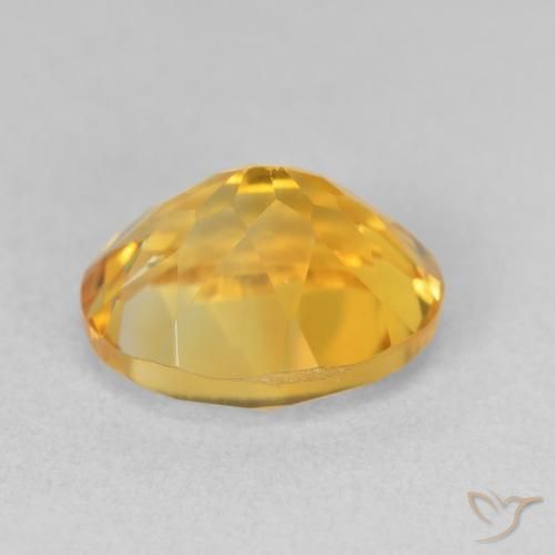 Citrino ouro médio Natural 3.72ct, oval, VVS-VS