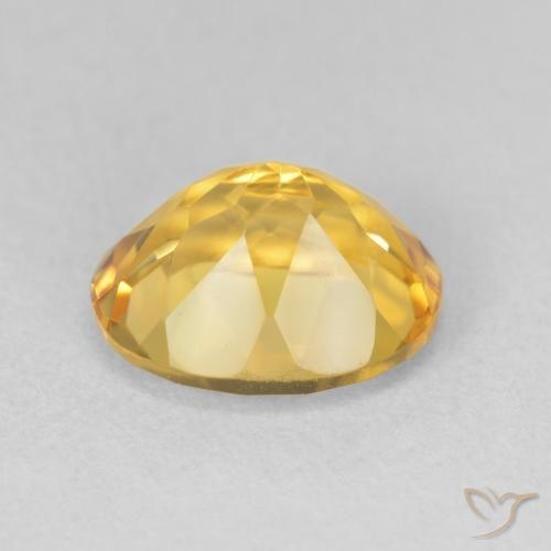 Citrino Laranja Dourada Natural 3.34ct, oval, VVS-VS