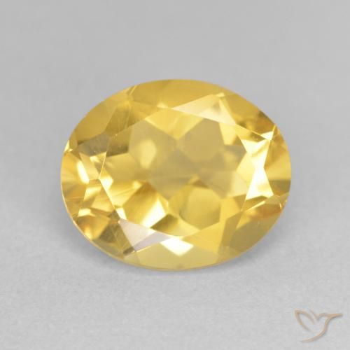 3.45ct Natural Dourado médio Citrino, oval, VVS-VS