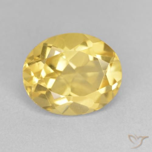 3.35ct Natural Laranja Dourada Citrino, oval, VVS-VS