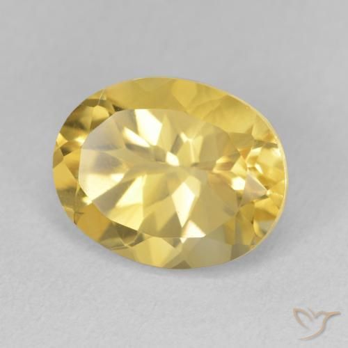 Citrino Laranja Dourada Natural 3.82ct, oval, VVS-VS