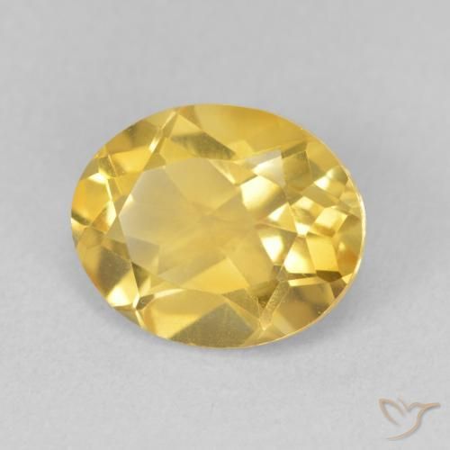 Citrino Laranja Dourada Natural 3.42ct, oval, VVS-VS