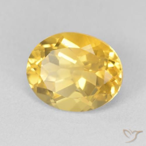 Citrino Dourado Natural 3.67ct, oval, VVS-VS