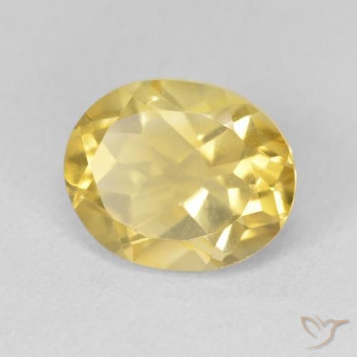 Citrino Laranja Dourada Natural 3.40ct, oval, VVS-VS