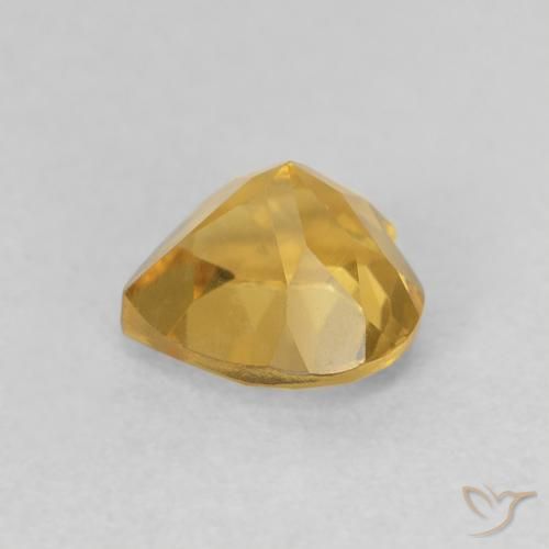 Citrino Ouro Natural 0.78ct, Coração, VVS-VS