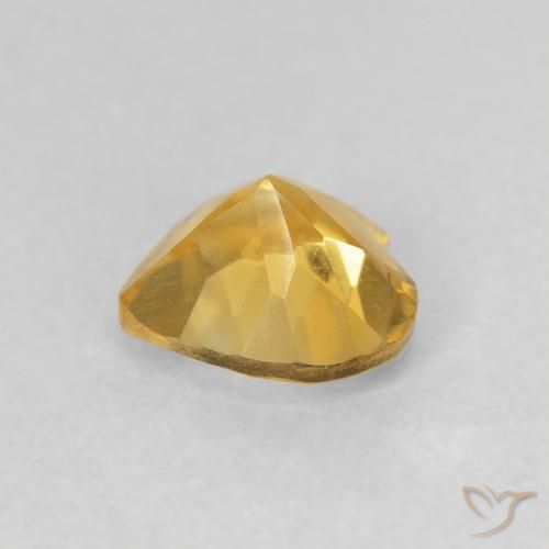Citrino Ouro Natural 0.67ct, Coração, VVS-VS
