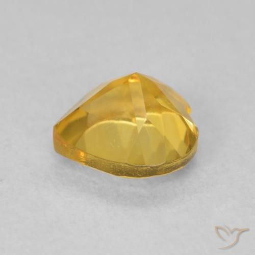 Citrino ouro médio Natural 0.76ct, Coração, VVS-VS