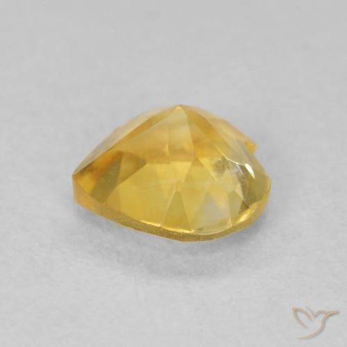 Citrino Dourado Natural 0.66ct, Coração, VVS-VS