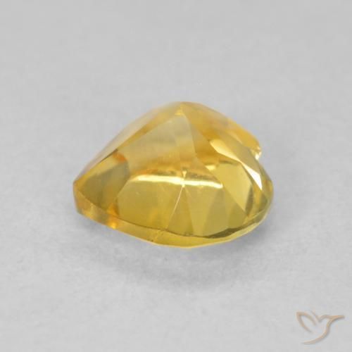 Citrino Dourado Natural 0.73ct, Coração, VVS-VS