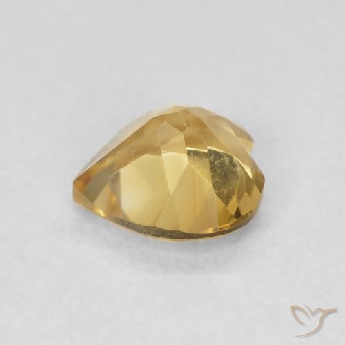 Citrino Medium Dark-Golden Natural 0.67ct, Coração, VVS