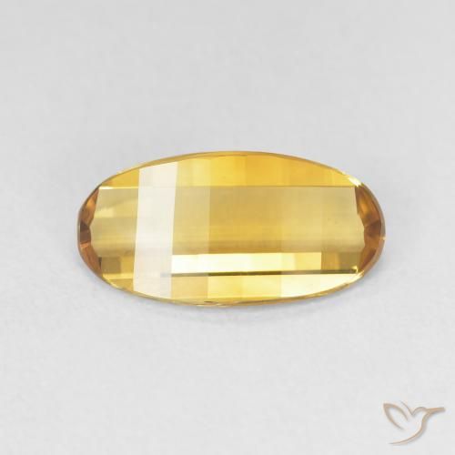 2.18ct Natural Laranja Dourada Citrino, oval, VVS