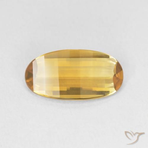 2.17ct Natural Laranja Dourada Citrino, oval, VVS