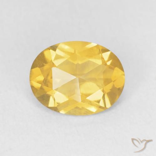 1.65ct Natural Dourado médio Citrino, oval, VVS