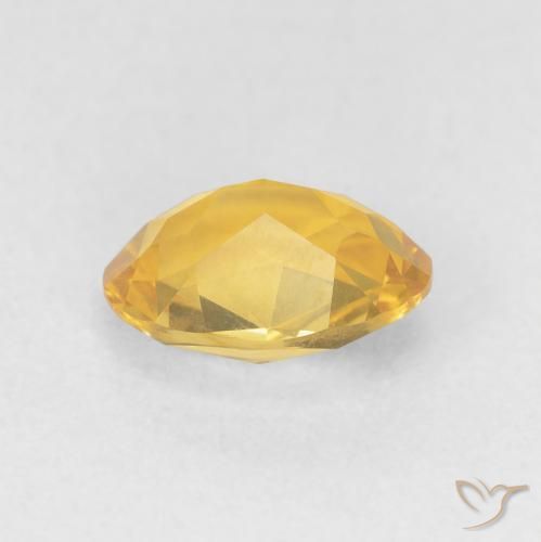Citrino Dourado médio Natural 1.65ct, oval, VVS