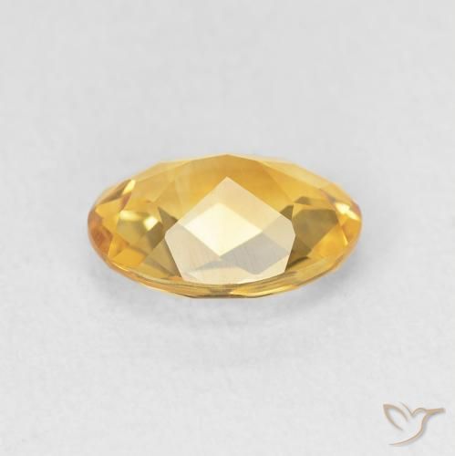 Citrino ouro brilhante Natural 1.47ct, oval, VVS