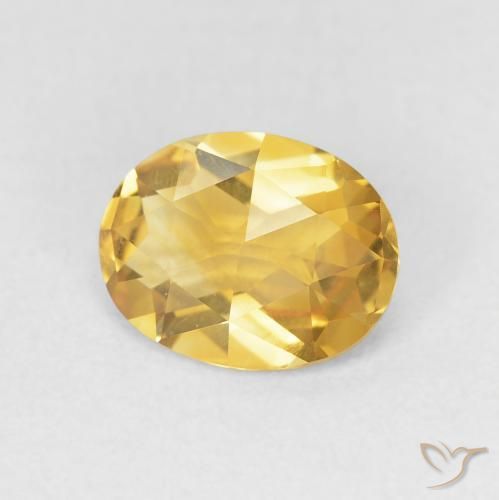 Citrino Dourado Natural 1.55ct, oval, VVS