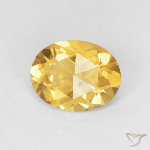 Citrino Dourado Natural 1.59ct, oval, VVS