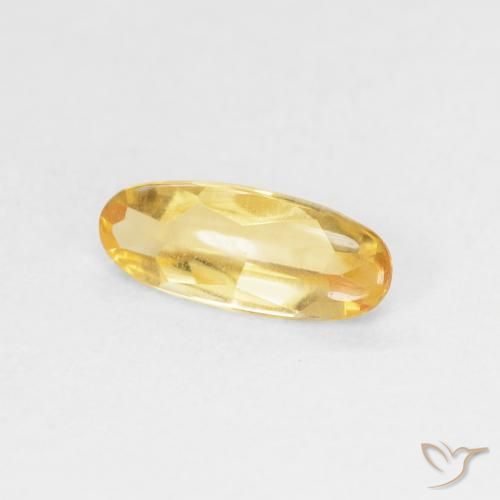 Citrino ouro médio Natural 0.75ct, oval, Transparente