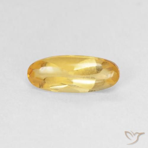 0.90ct Natural Dourado Citrino, oval, Transparente