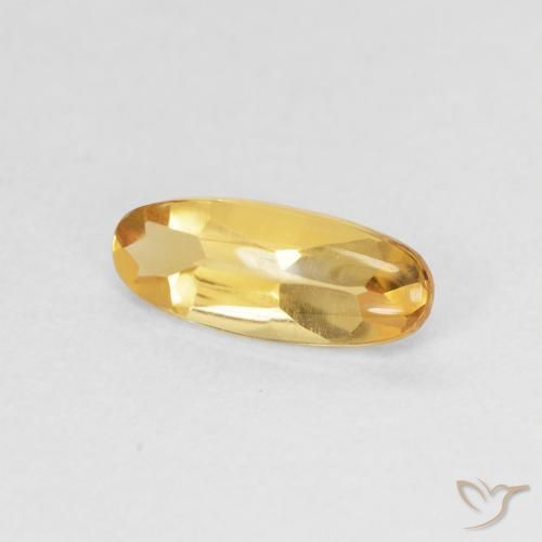 Citrino Dourado Natural 0.89ct, oval, Transparente