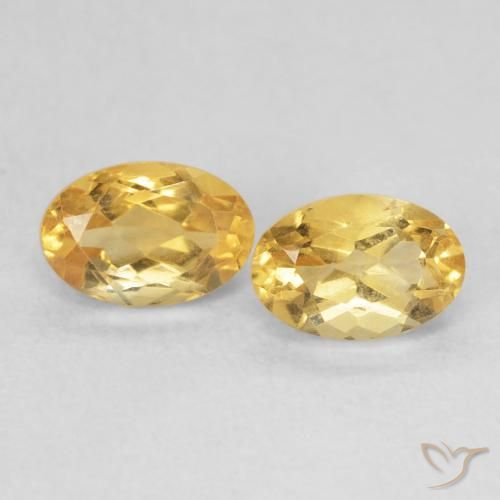 1.06ctw Natural Dourado Citrino, oval, VS