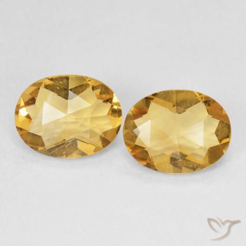 3.08ctw Natural Dourado Citrino, oval, VVS-VS