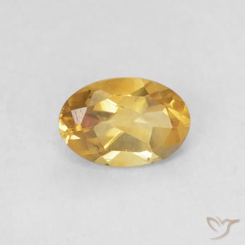 0.44ct Natural Dourado Citrino, oval, VVS-VS