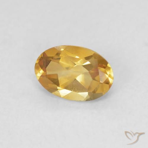 Citrino Dourado Natural 0.44ct, oval, VVS-VS