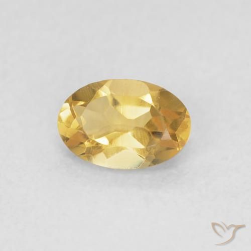 Citrino Dourado Natural 0.44ct, oval, VVS-VS