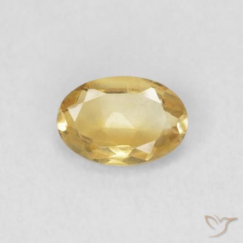 0.38ct Natural Dourado Citrino, oval, VVS-VS