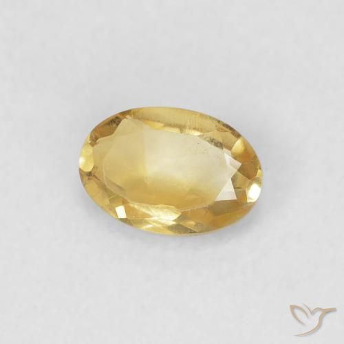 Citrino Dourado Natural 0.38ct, oval, VVS-VS