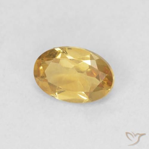 Citrino Dourado Natural 0.41ct, oval, VVS-VS
