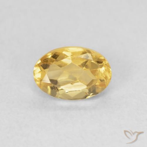 0.51ct Natural Dourado Citrino, oval, VVS-VS