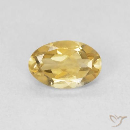 0.46ct Natural Dourado Citrino, oval, VVS-VS