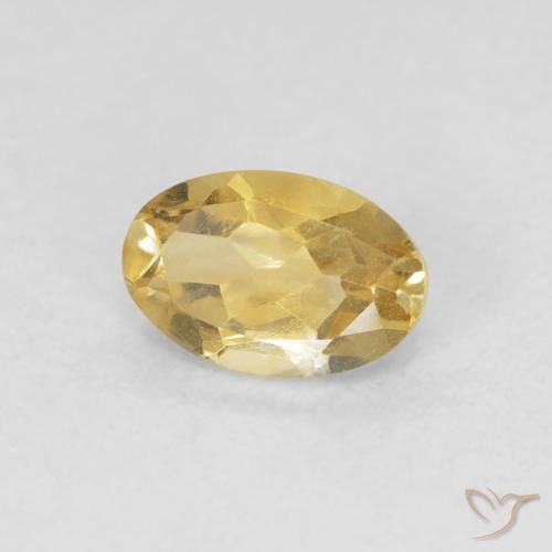 Citrino Dourado Natural 0.46ct, oval, VVS-VS