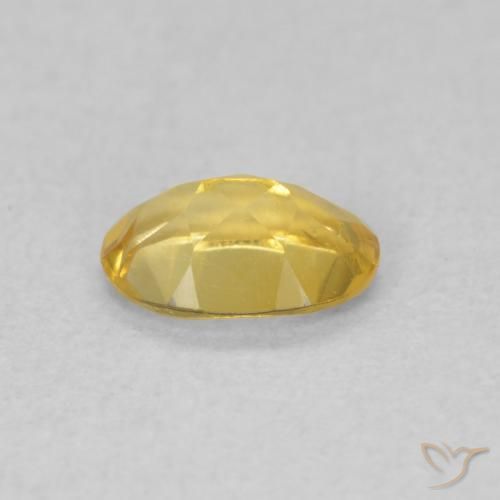 Citrino Dourado médio Natural 0.37ct, oval, VVS-VS