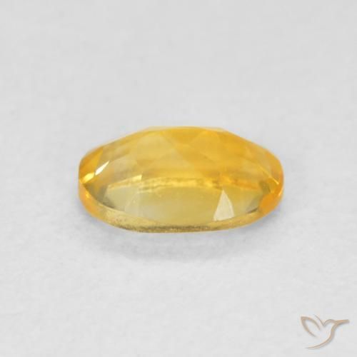 Citrino Dourado médio Natural 0.42ct, oval, VVS-VS